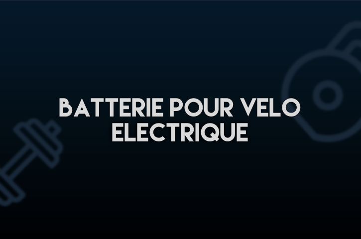 Batterie pour vélo électrique